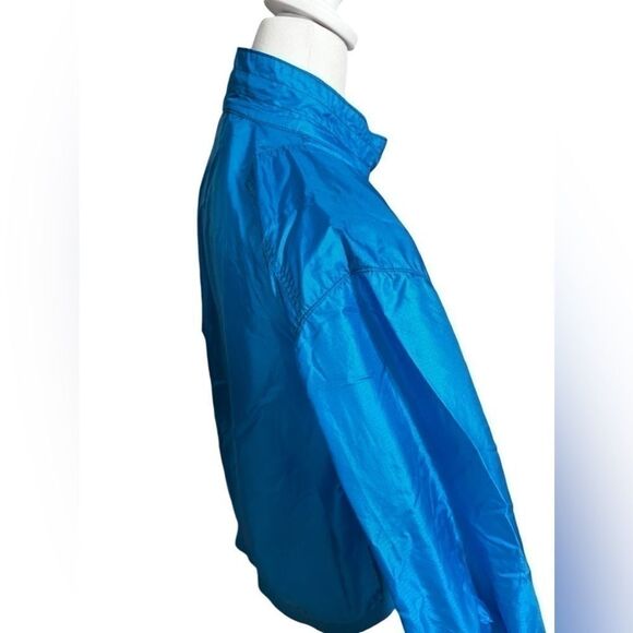Nike women vintage 80s windbreaker jacket coat lightweight blue - Picture 4 of 12